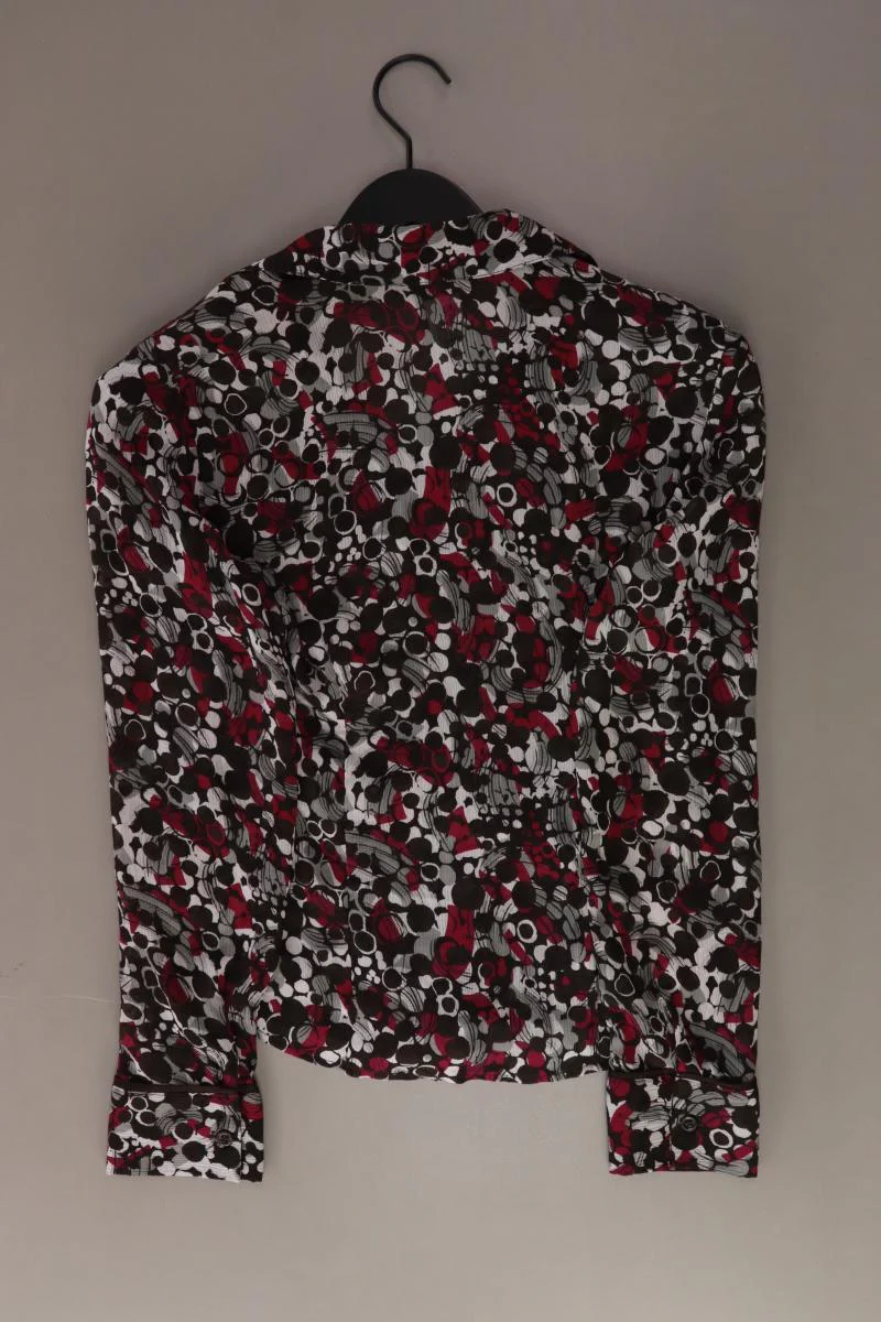 one touch Langarmbluse Gr. 38 geometrisches Muster neuwertig lila aus Polyester - Image 2