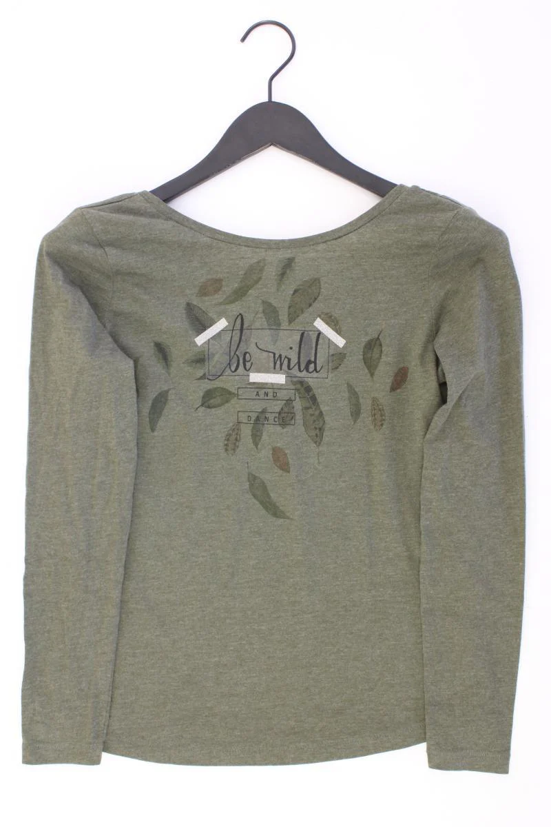 edc by Esprit Longsleeve-Shirt Gr. XS Langarm olivgrün