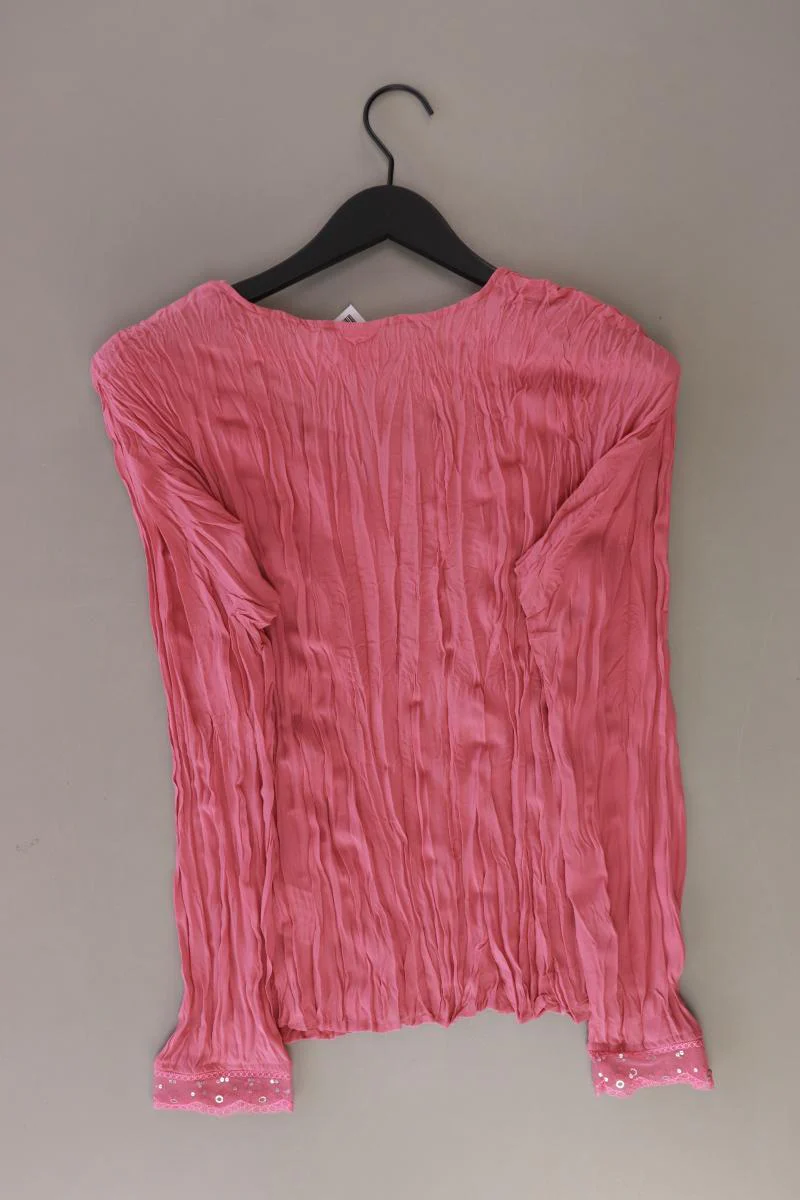 s.Oliver Langarmbluse Gr. 38 mit Pailletten pink aus Polyester - Image 2