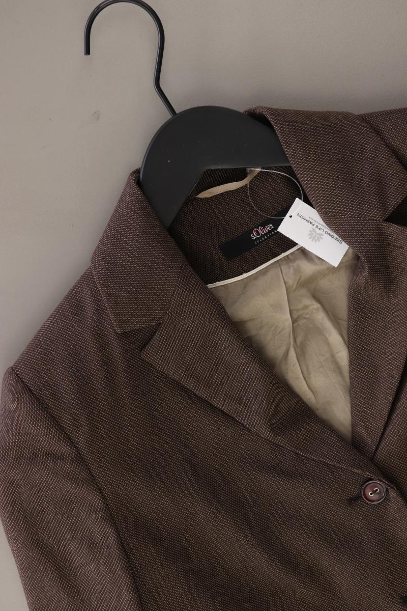 s.Oliver Selection Regular Blazer Gr. 34 braun aus Polyester - Image 3
