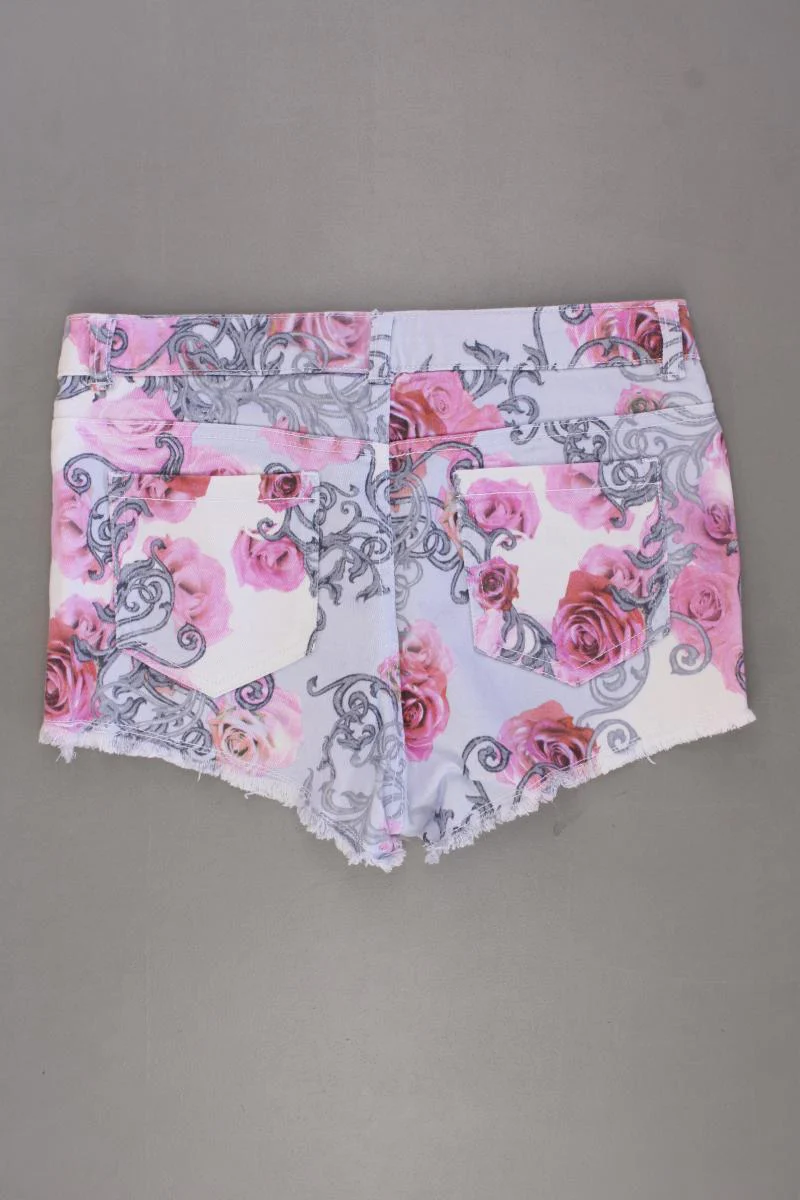 H&M Conscious Collection Shorts Gr. 36 mit Blumenmuster rosa aus Baumwolle - Image 3