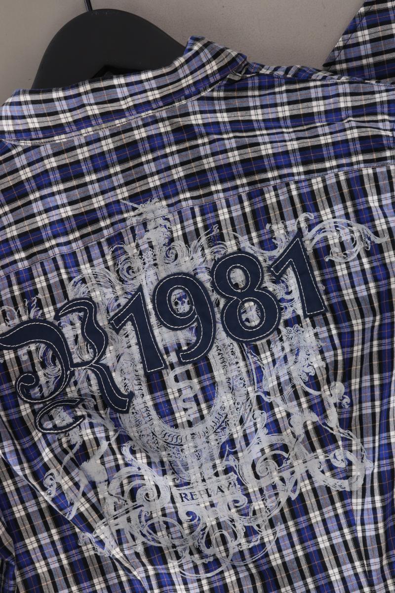 Replay Karobluse Gr. M kariert Langarm blau - Image 4
