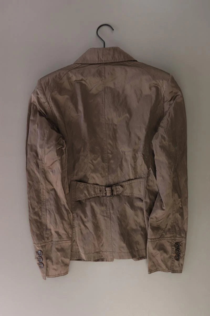 Luca di Firenze Übergangsjacke Gr. 36 neuwertig Vintage braun aus Baumwolle - Image 2