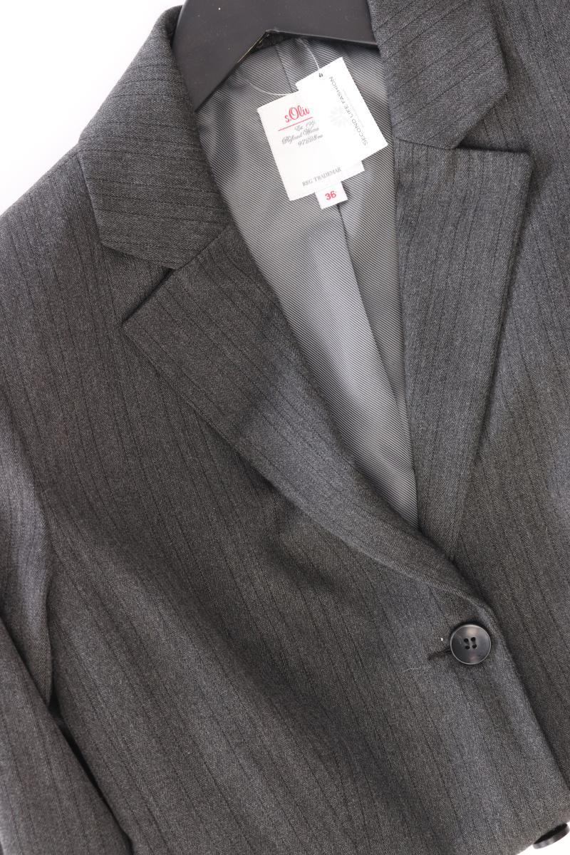 s.Oliver Classic Blazer Gr. 36 grau aus Polyester - Image 4