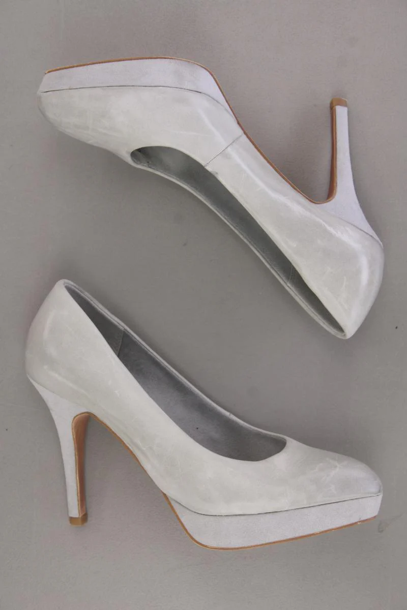 Tamaris High Heels Gr. 37 grau aus Leder - Image 2