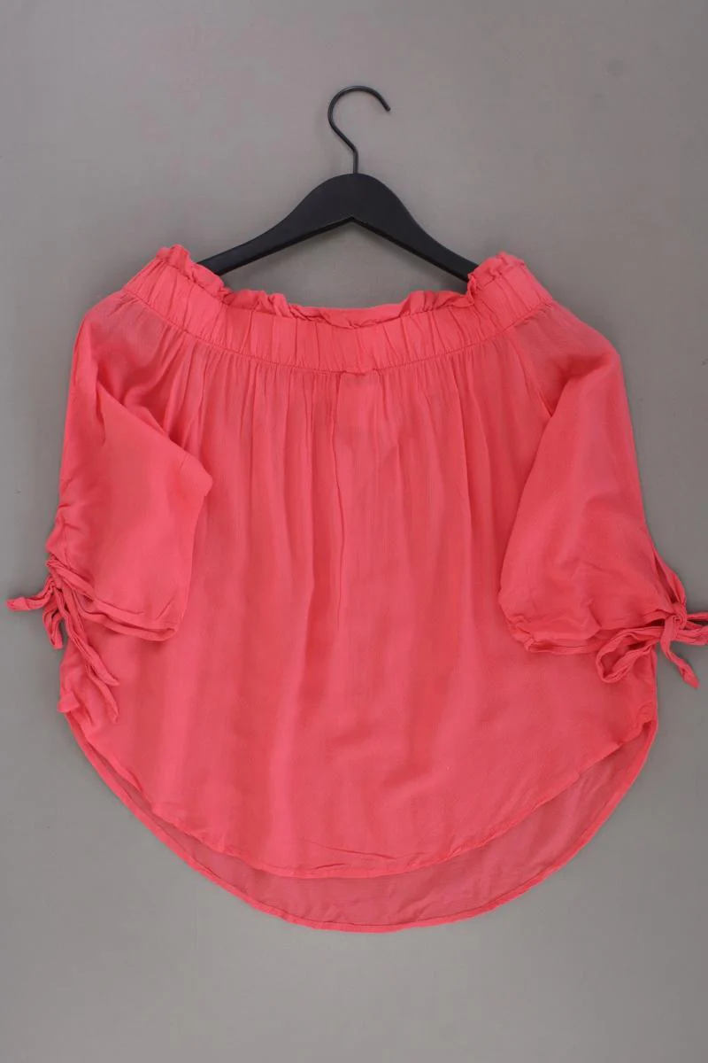 Jacqueline de Yong Oversize-Bluse Gr. 36 3/4 Ärmel mit Carmen-Ausschnitt pink - Image 3