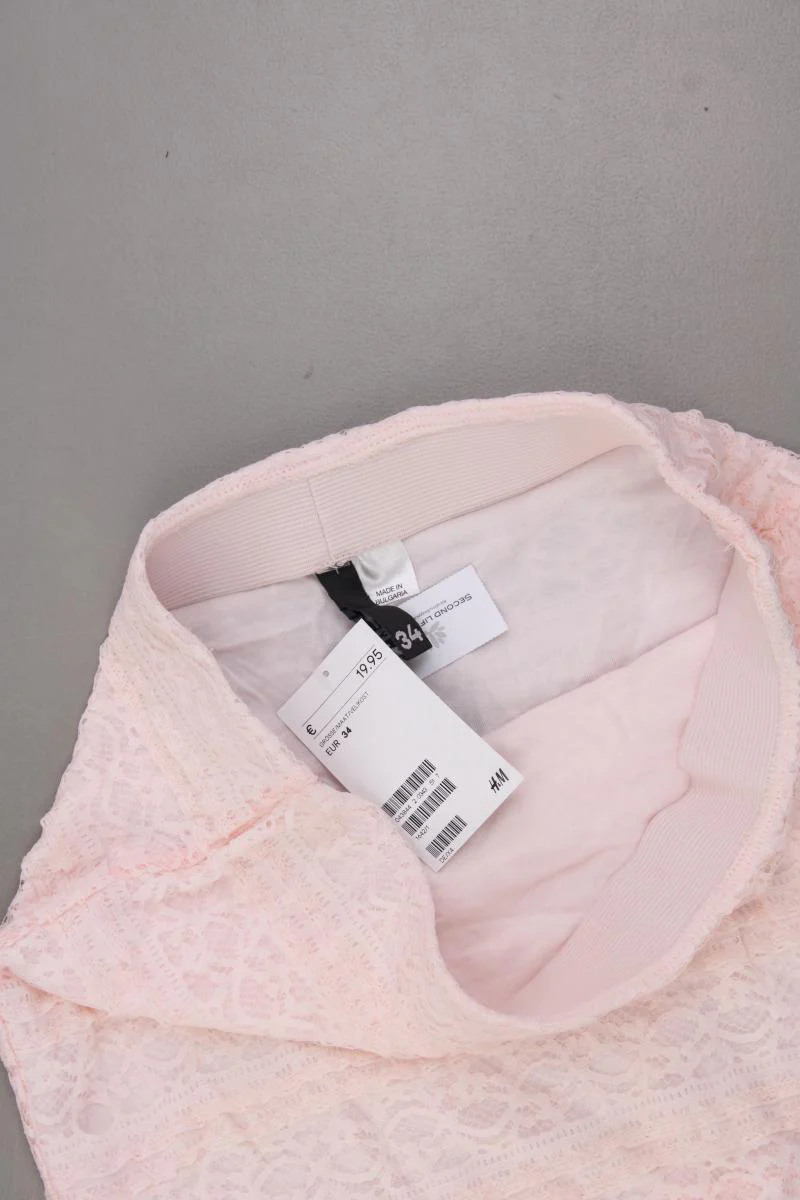 H&M Minirock Gr. 34 neu mit Etikett Neupreis: 19,95€! rosa aus Polyamid - Image 2