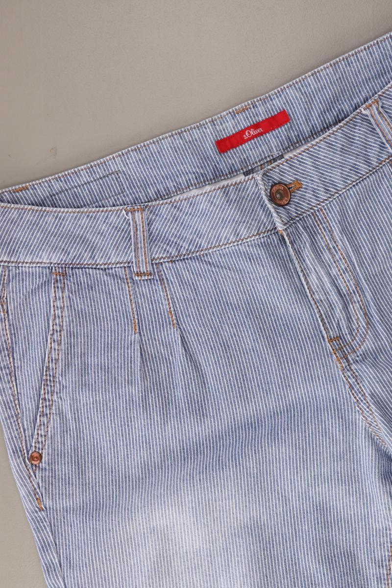 s.Oliver Hose Gr. 36 gestreift blau aus Baumwolle - Image 3