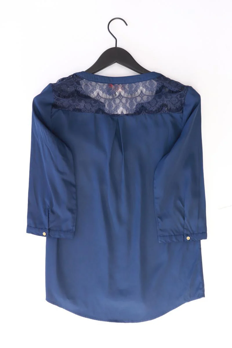 Only Spitzenbluse Gr. 38 3/4 Ärmel blau aus Polyester - Image 2