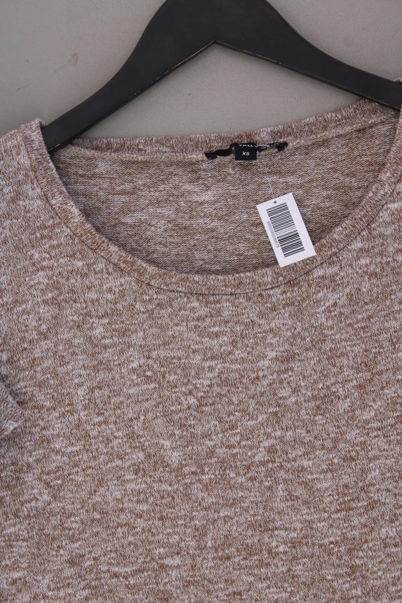 Tally Weijl Strickshirt Gr. XS Kurzarm braun aus Polyester - Image 2