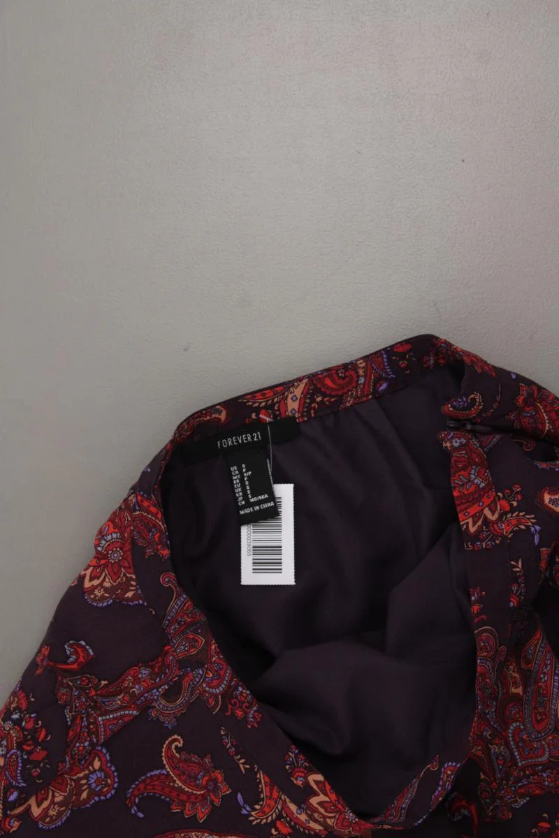 forever 21 Kurzer Rock Gr. S mit Paisleymuster rot aus Polyester - Image 2