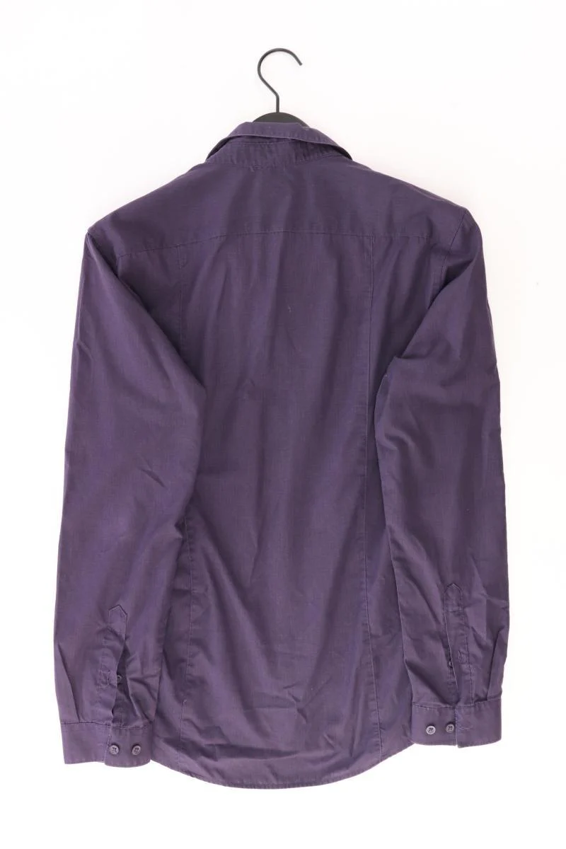 H&M Langarmhemd für Herren Gr. M lila aus Polyester - Image 2