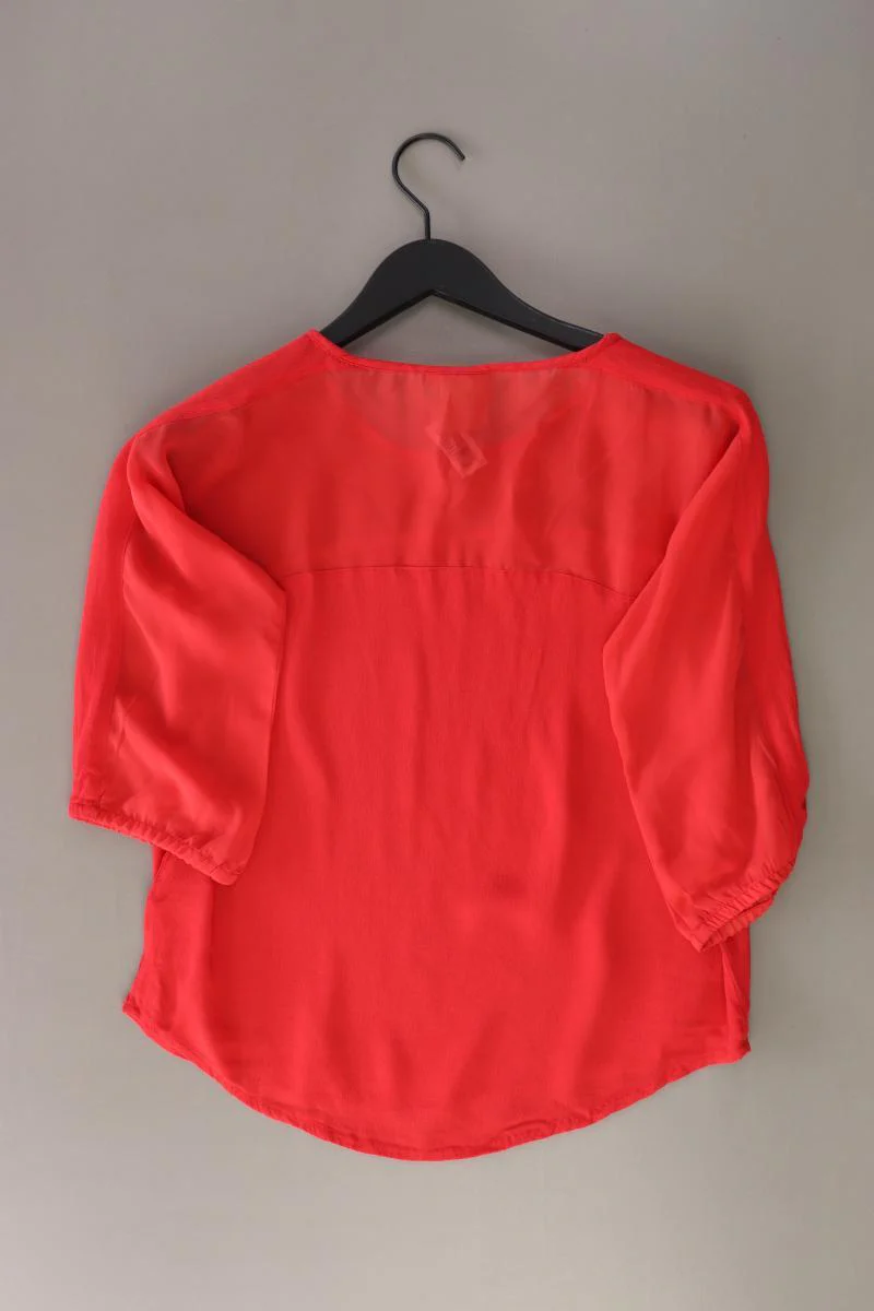 Ichi Classic Bluse Gr. XS neuwertig 3/4 Ärmel rot aus Viskose - Image 2