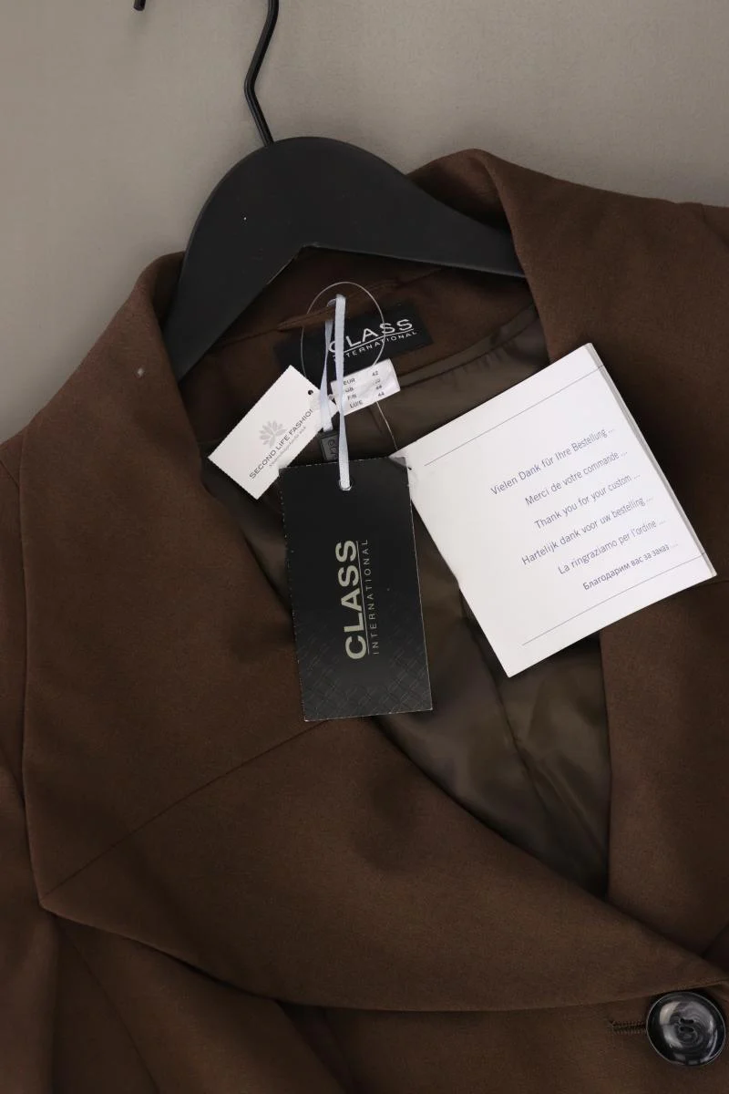 Class International Classic Blazer Gr. 42 neu mit Etikett braun aus Polyester - Image 3