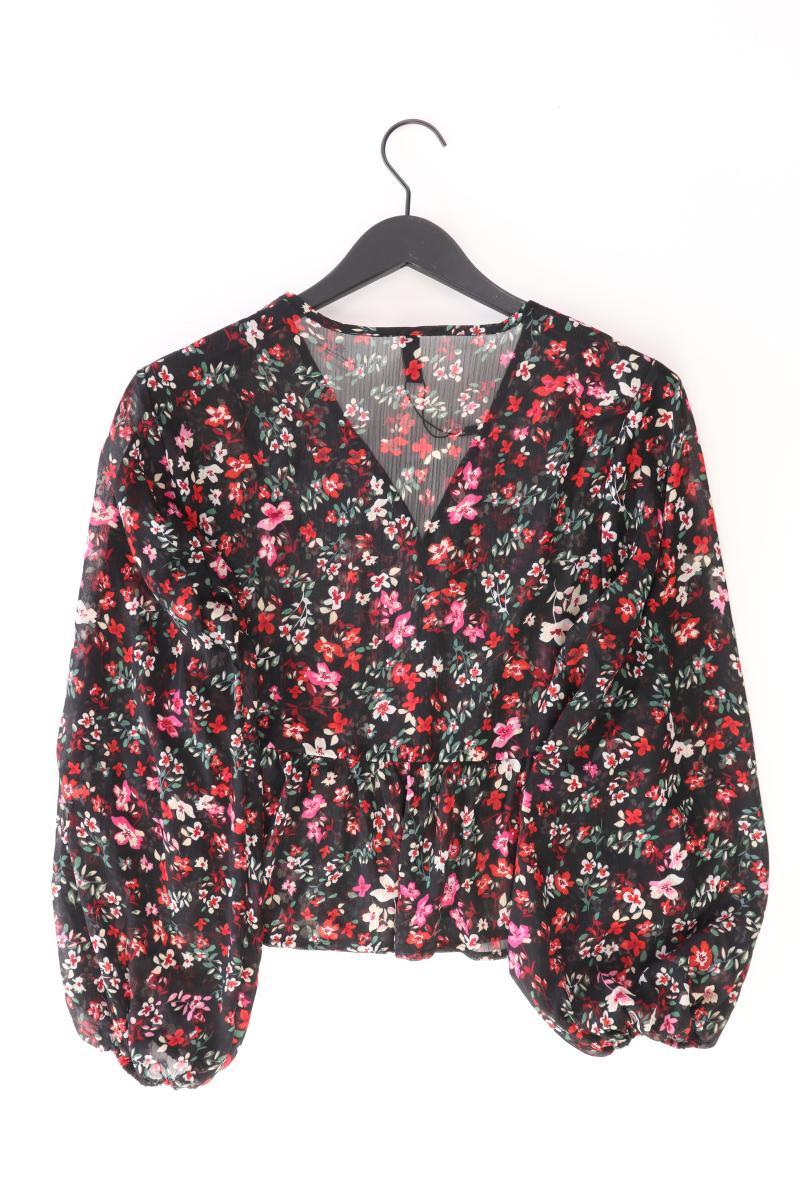 FB Sister Bluse Gr. L mit Blumenmuster Langarm schwarz aus Polyester - Image 2