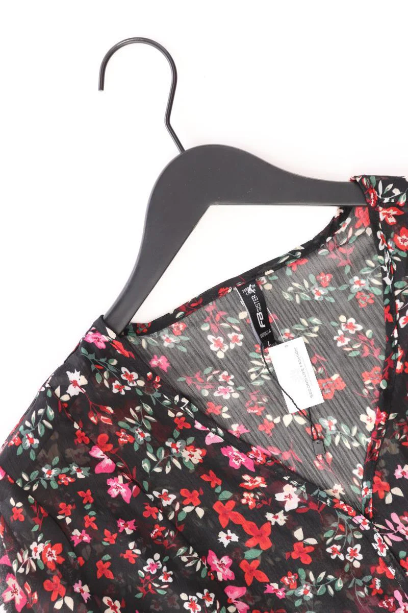 FB Sister Bluse Gr. L mit Blumenmuster Langarm schwarz aus Polyester - Image 3