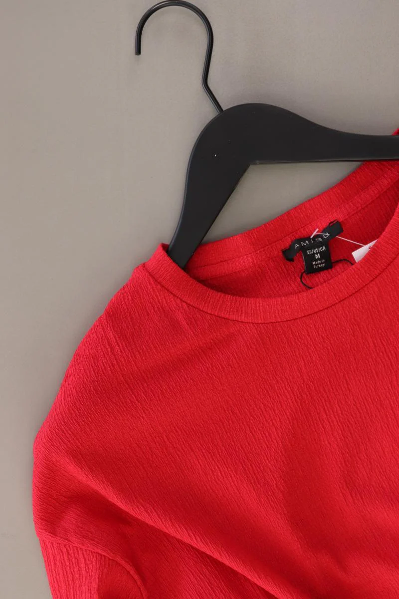 Amisu Langarmbluse Gr. M rot aus Polyester - Image 3