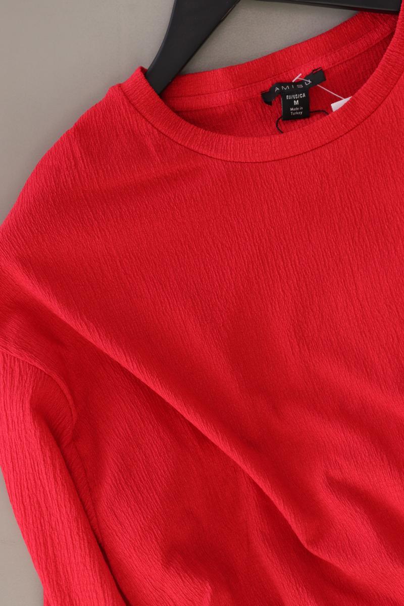 Amisu Langarmbluse Gr. M rot aus Polyester - Image 4
