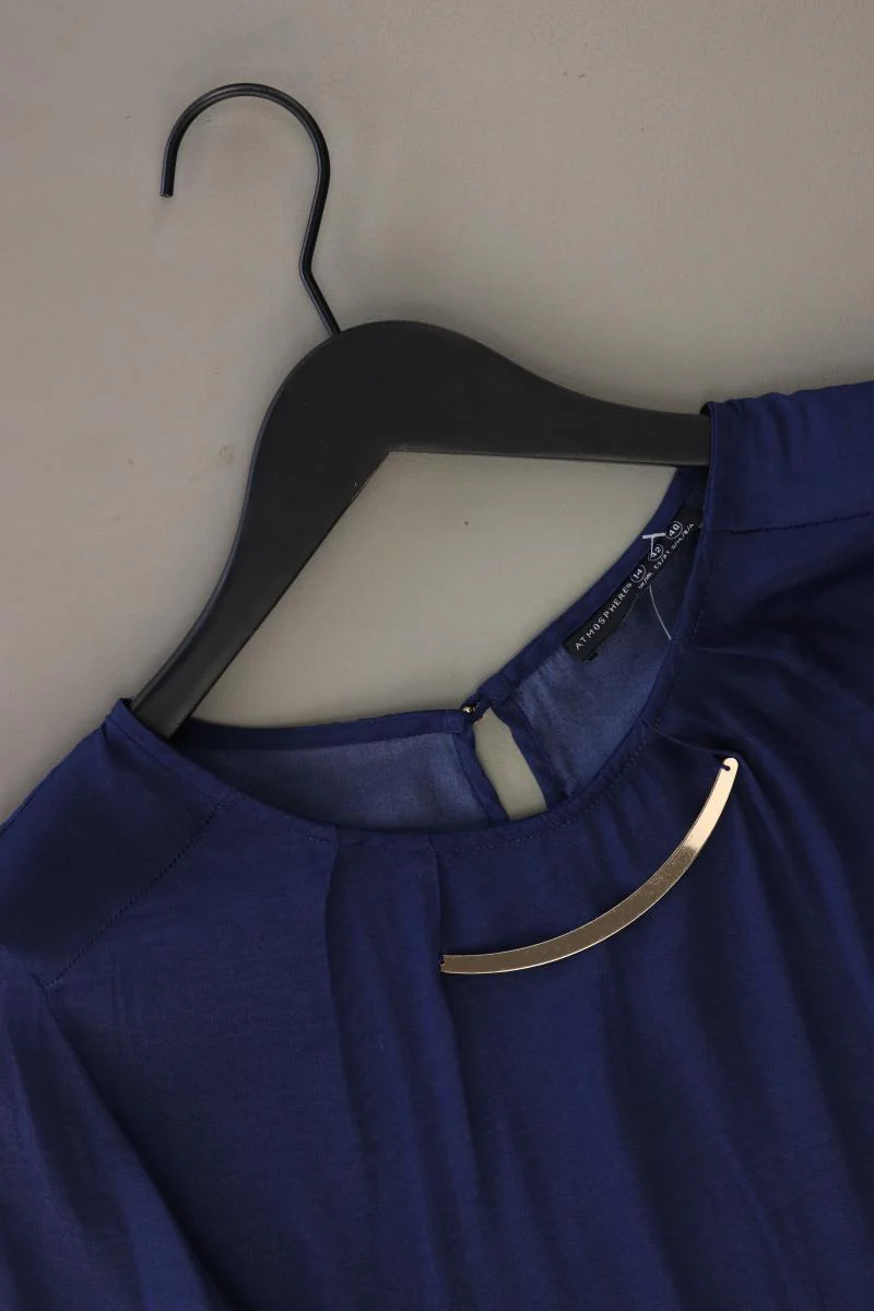 Atmosphere Bluse Gr. 40 Langarm blau aus Polyester - Image 3