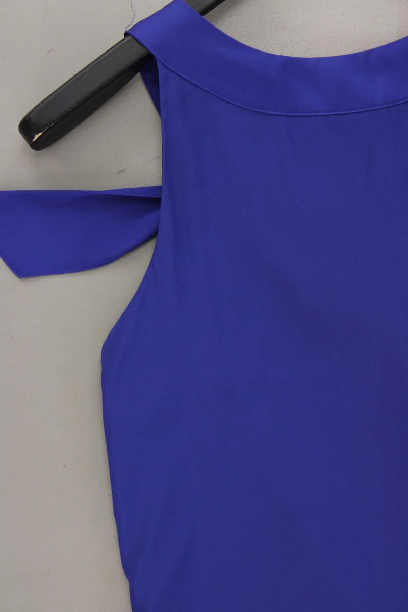 H&M Kleid Royalblau Gr. 36 Ärmellos aus Polyester - Image 3