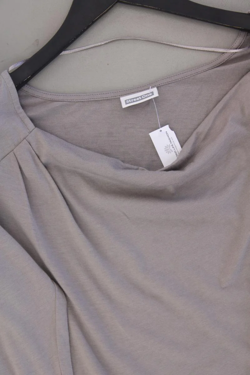 Street One Longshirt Gr. 34 Langarm grau aus Baumwolle - Image 2