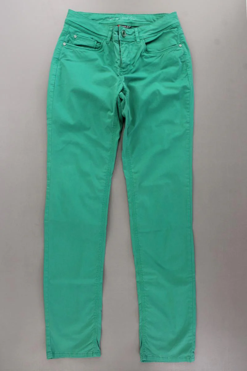 Street One Five-Pocket-Hose Gr. 36/L32 Modell Lynn grün aus Baumwolle