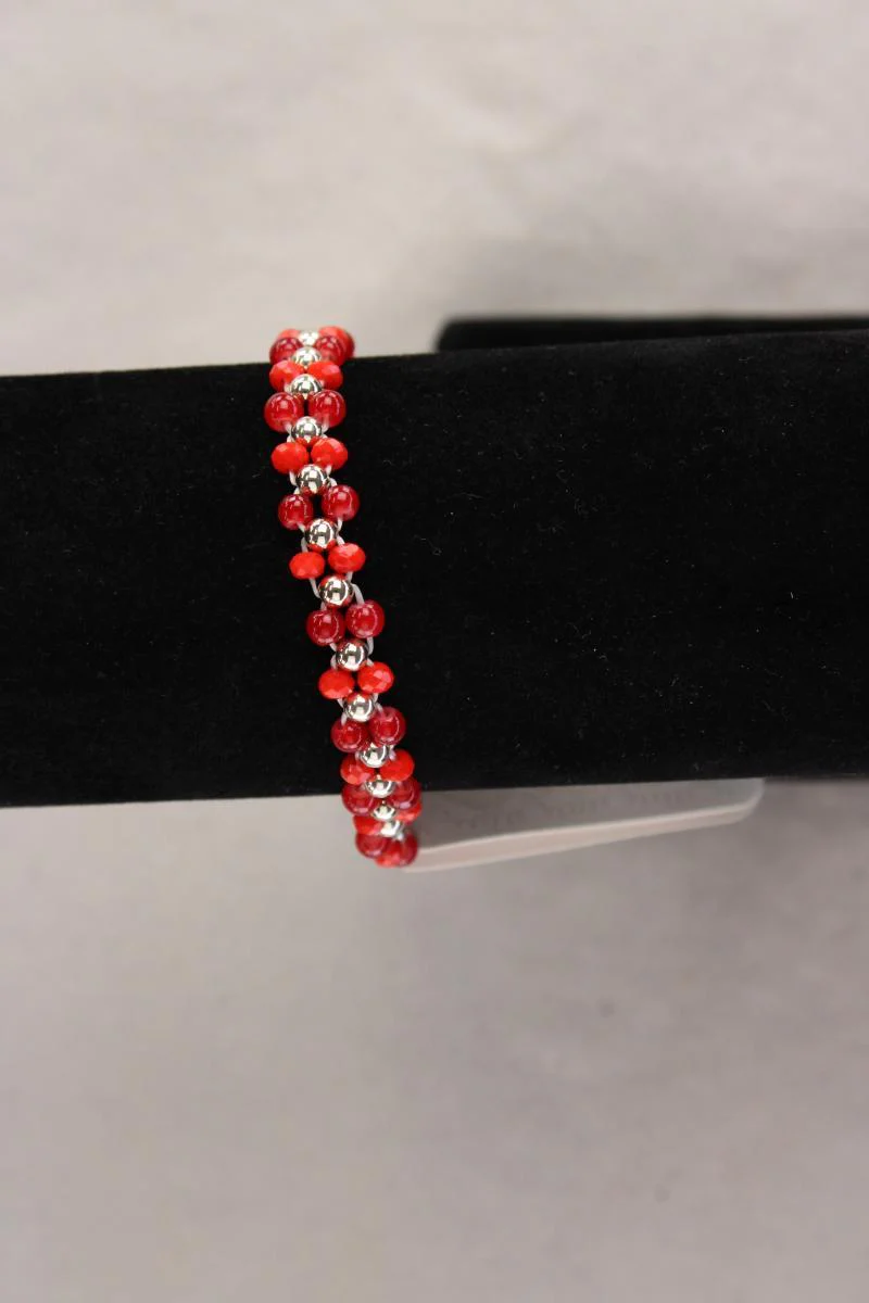 Clayre & Eef Armband neu mit Etikett rot