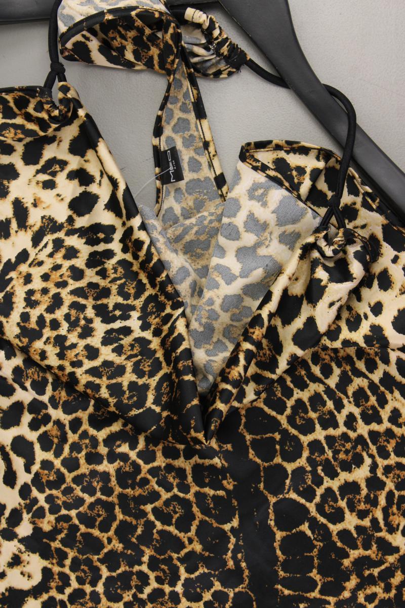 MED Trägerkleid Leoprint Gr. S/M mit Tierdruck braun aus Polyester - Image 2