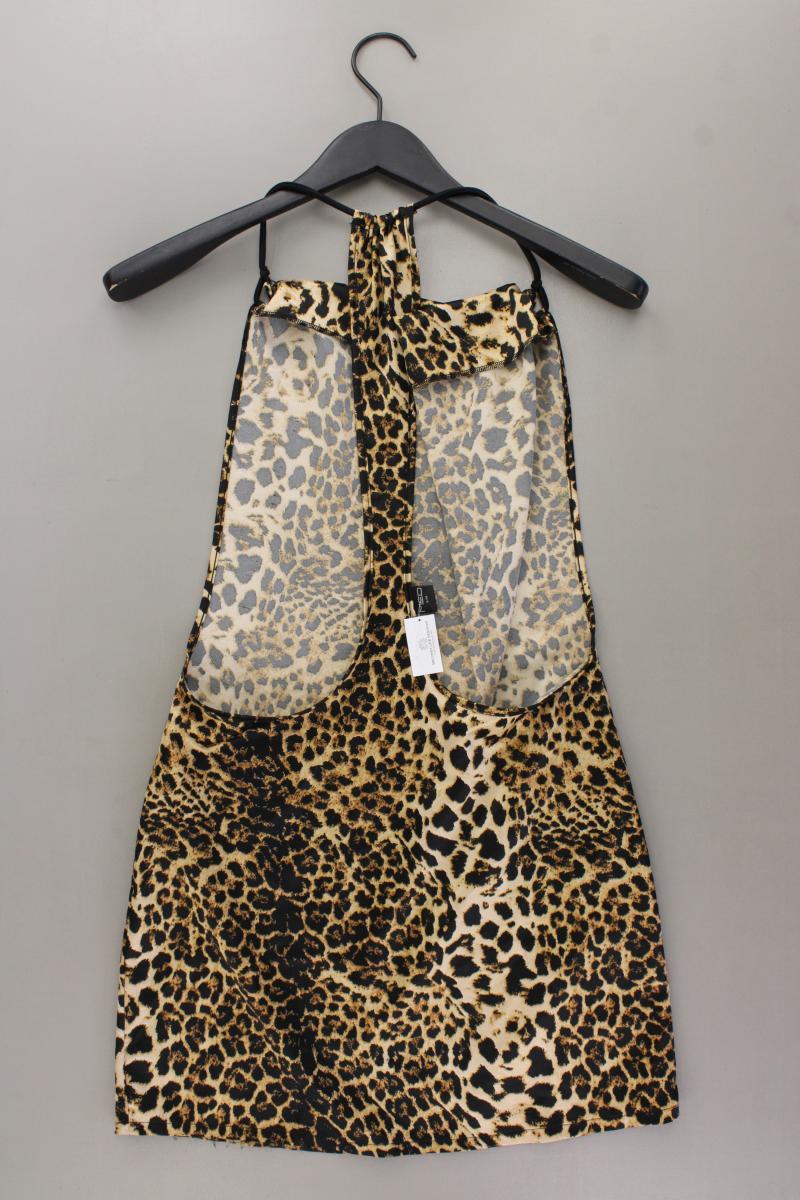 MED Trägerkleid Leoprint Gr. S/M mit Tierdruck braun aus Polyester - Image 4