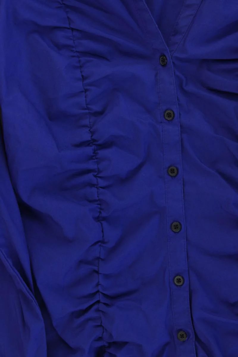 H&M Langarmbluse Gr. 40 blau aus Baumwolle - Image 3