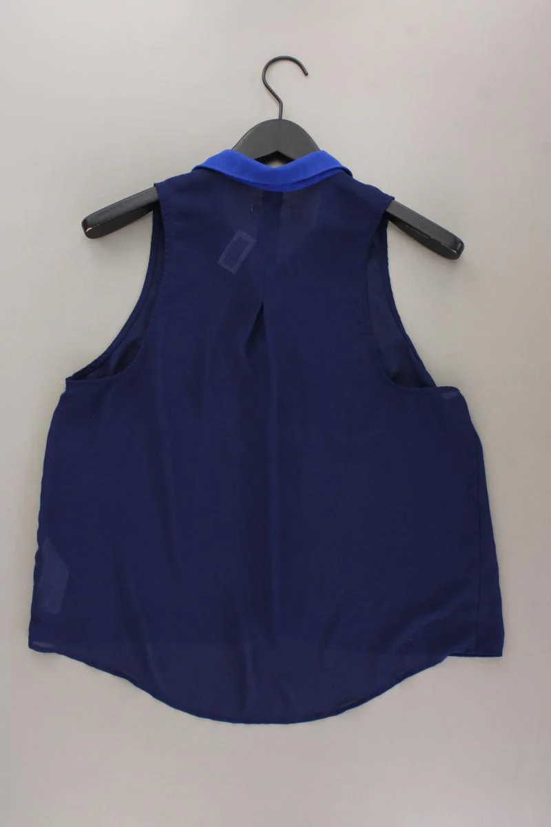Hollister Ärmellose Bluse Gr. L blau aus Polyester - Image 4