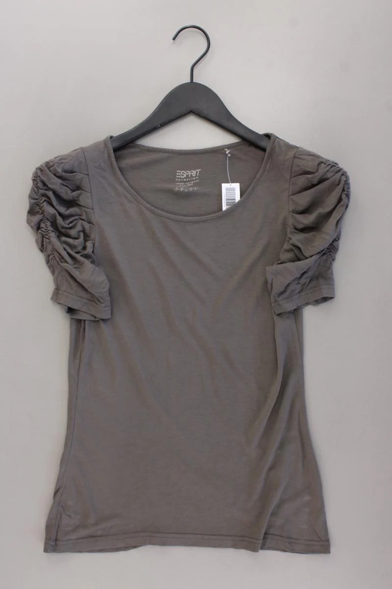 Esprit Collection T-Shirt Gr. S Kurzarm olivgrün aus Viskose