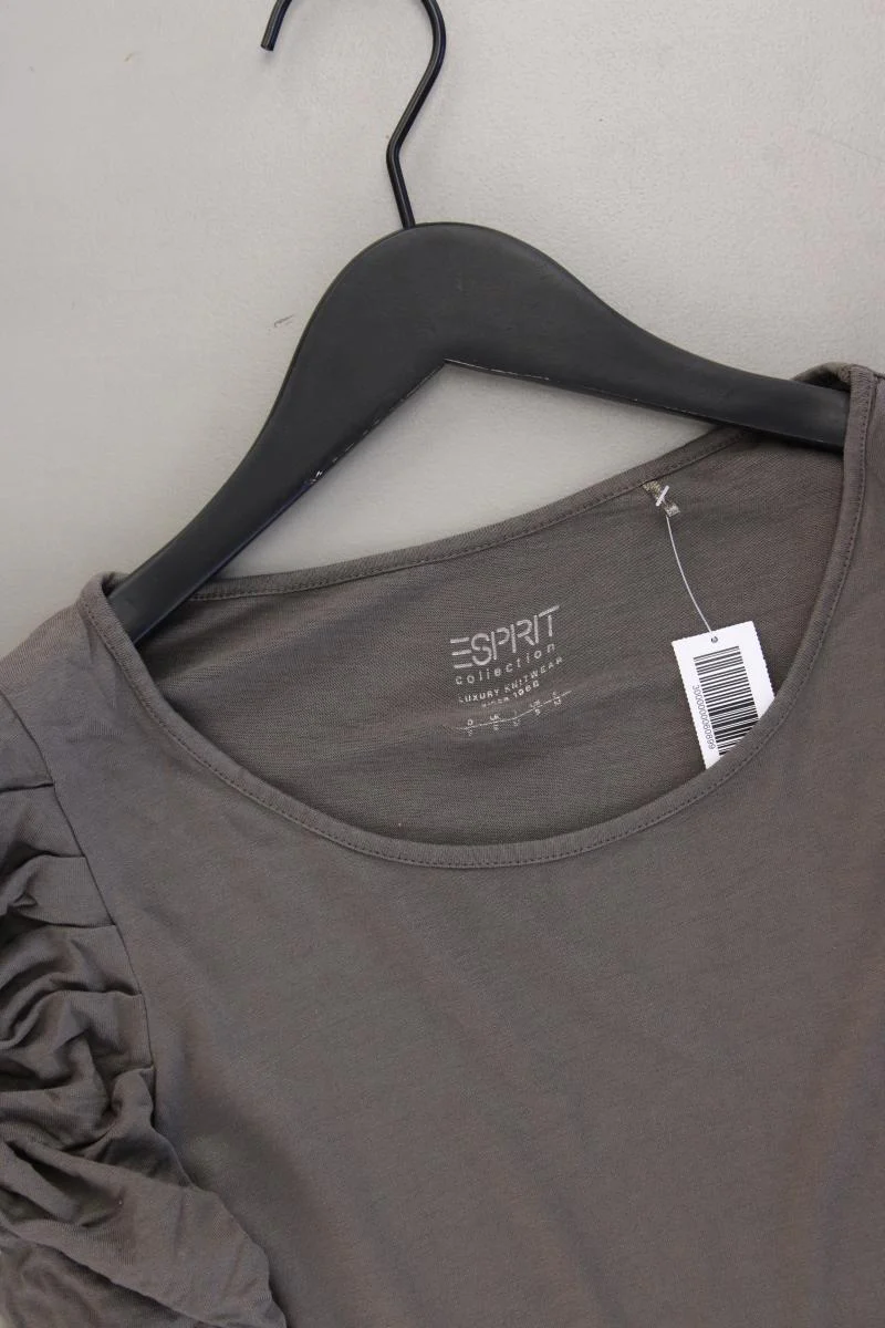 Esprit Collection T-Shirt Gr. S Kurzarm olivgrün aus Viskose - Image 2