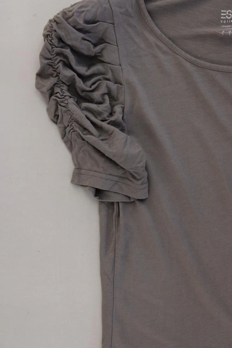 Esprit Collection T-Shirt Gr. S Kurzarm olivgrün aus Viskose - Image 3