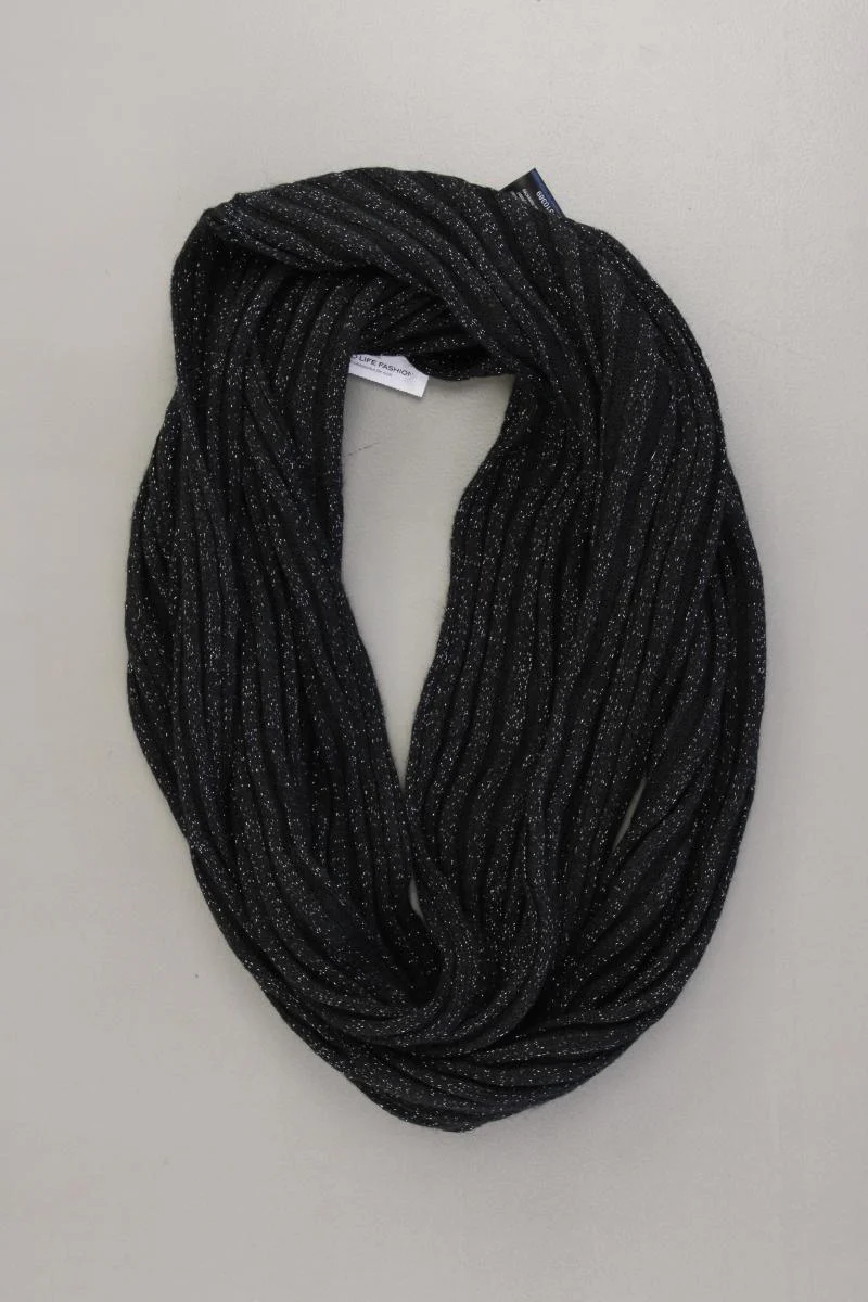 Tchibo Loop mit Glitzer schwarz aus Polyacryl