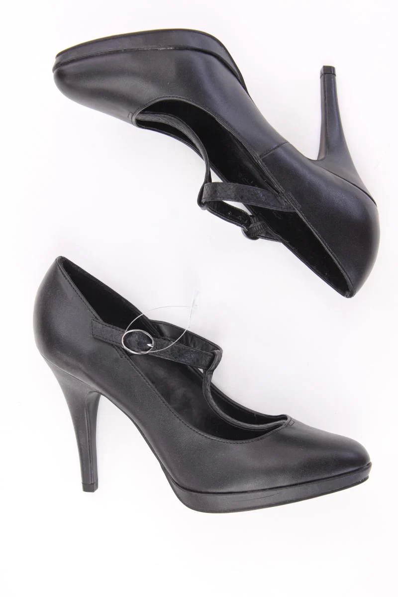 Graceland Pumps mit T-Steg Gr. 38 neuwertig schwarz aus Kunstleder - Image 2