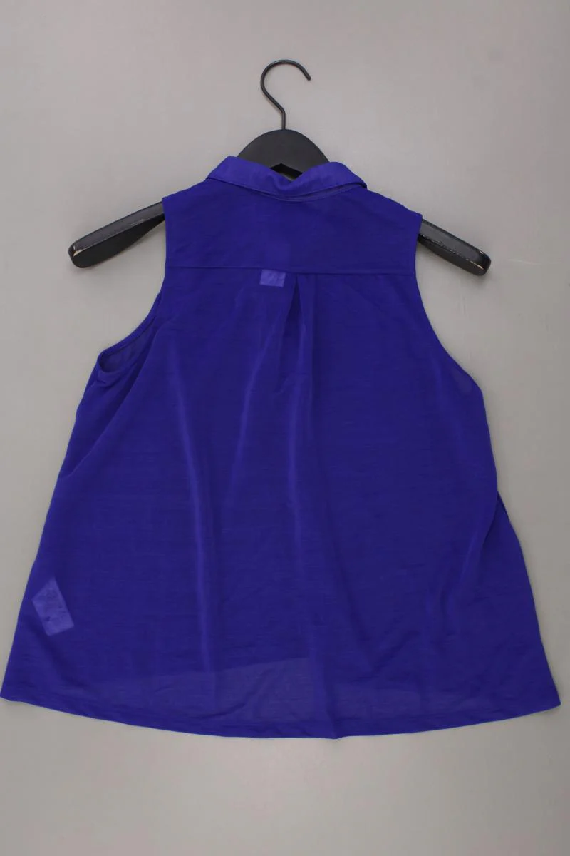 H&M ärmellose Bluse Gr. 34 blau aus Polyester - Image 3