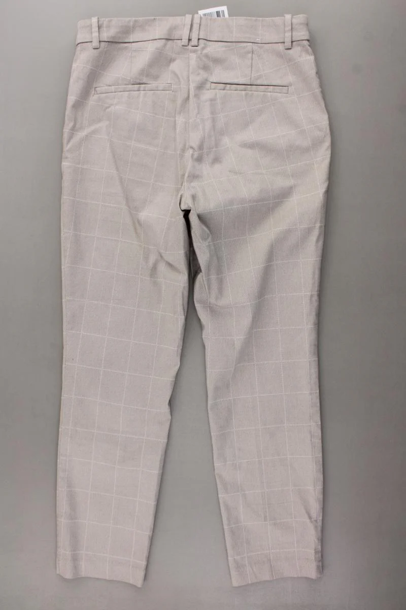 H&M Stoffhose Gr. 42 kariert creme aus Baumwolle - Image 4