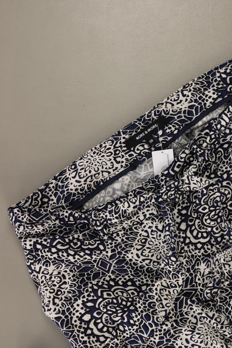 More&More Stoffhose Gr. 38 blau aus Viskose - Image 3