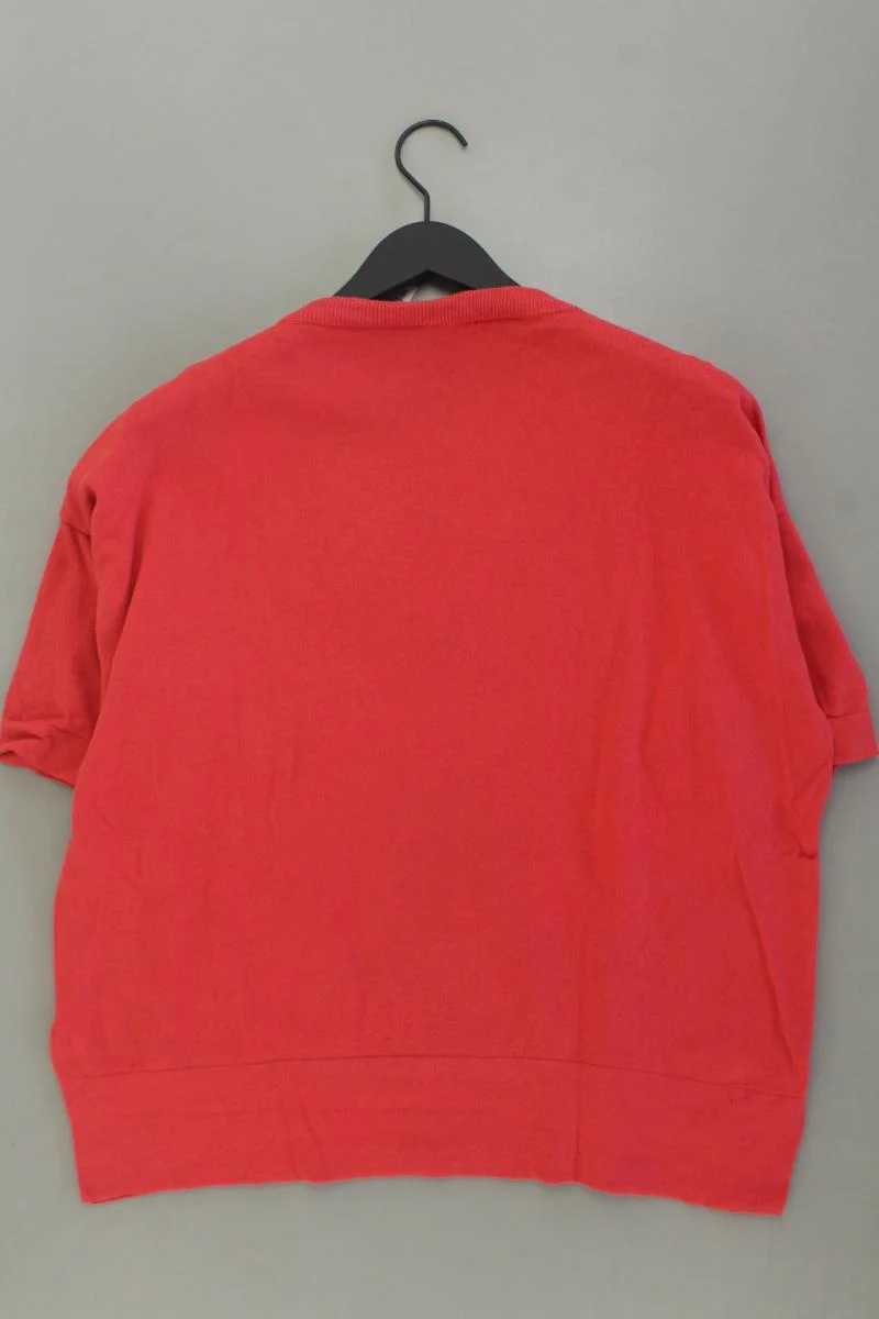 Esprit Oversize Strickshirt mit Kaschmir Gr. XS Kurzarm rot aus Baumwolle - Image 2