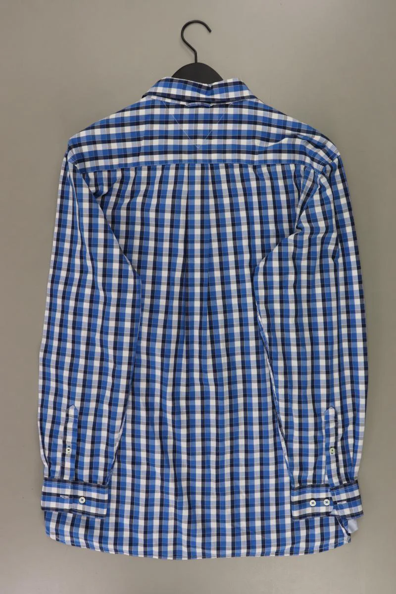 Tommy Hilfiger Karohemd für Herren Gr. XL kariert Langarm blau aus Baumwolle - Image 2