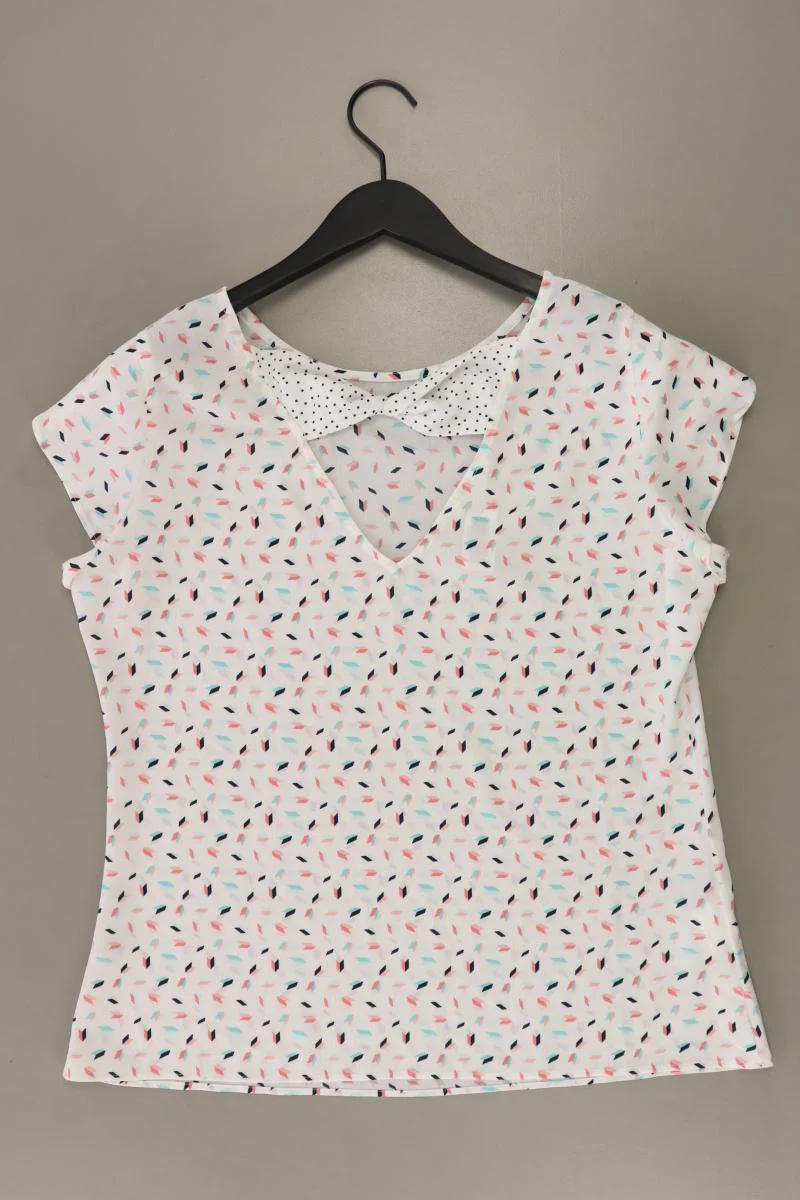 Promod Kurzarmbluse Gr. 40 weiß aus Polyester - Image 2