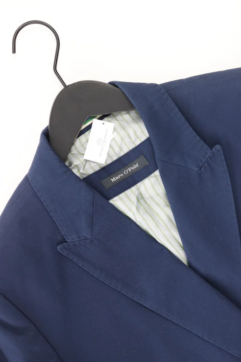 Marc O'Polo Lange Jacke für Herren Gr. 50 blau aus Baumwolle - Image 3