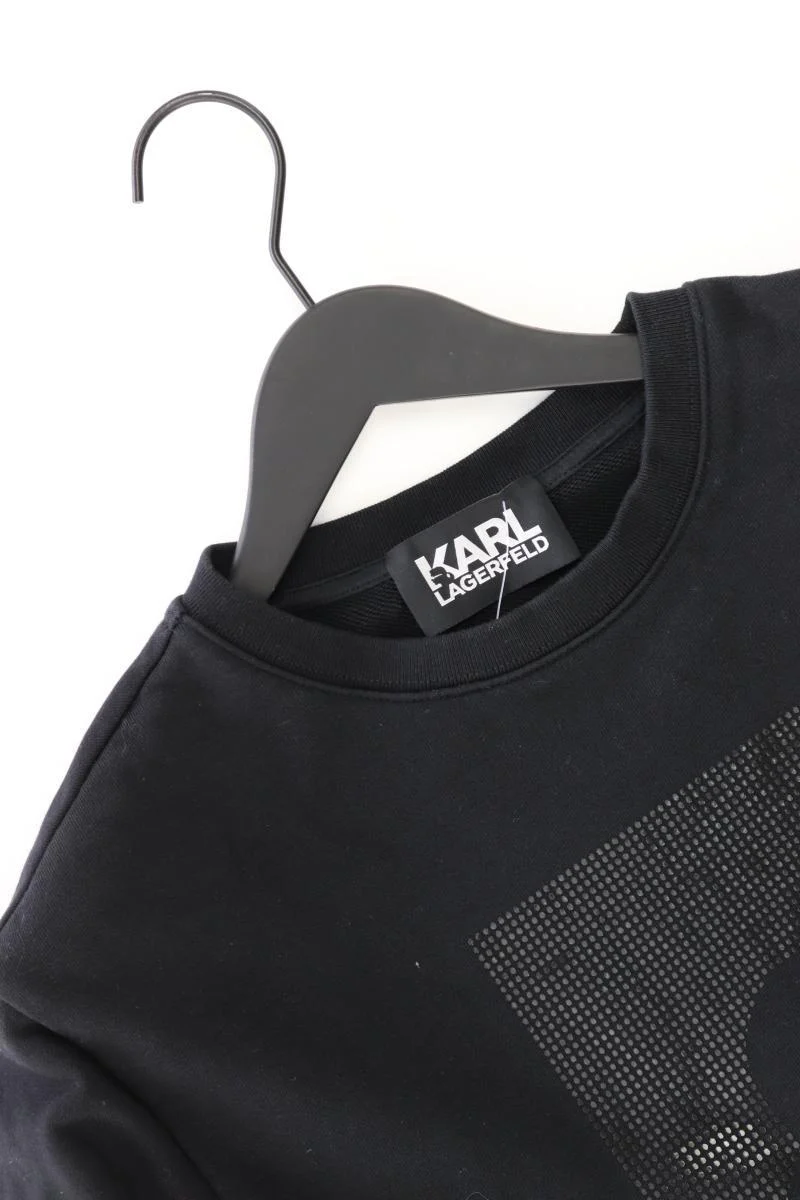 Karl Lagerfeld Feinstrickpullover für Herren Gr. XS schwarz aus Baumwolle - Image 3
