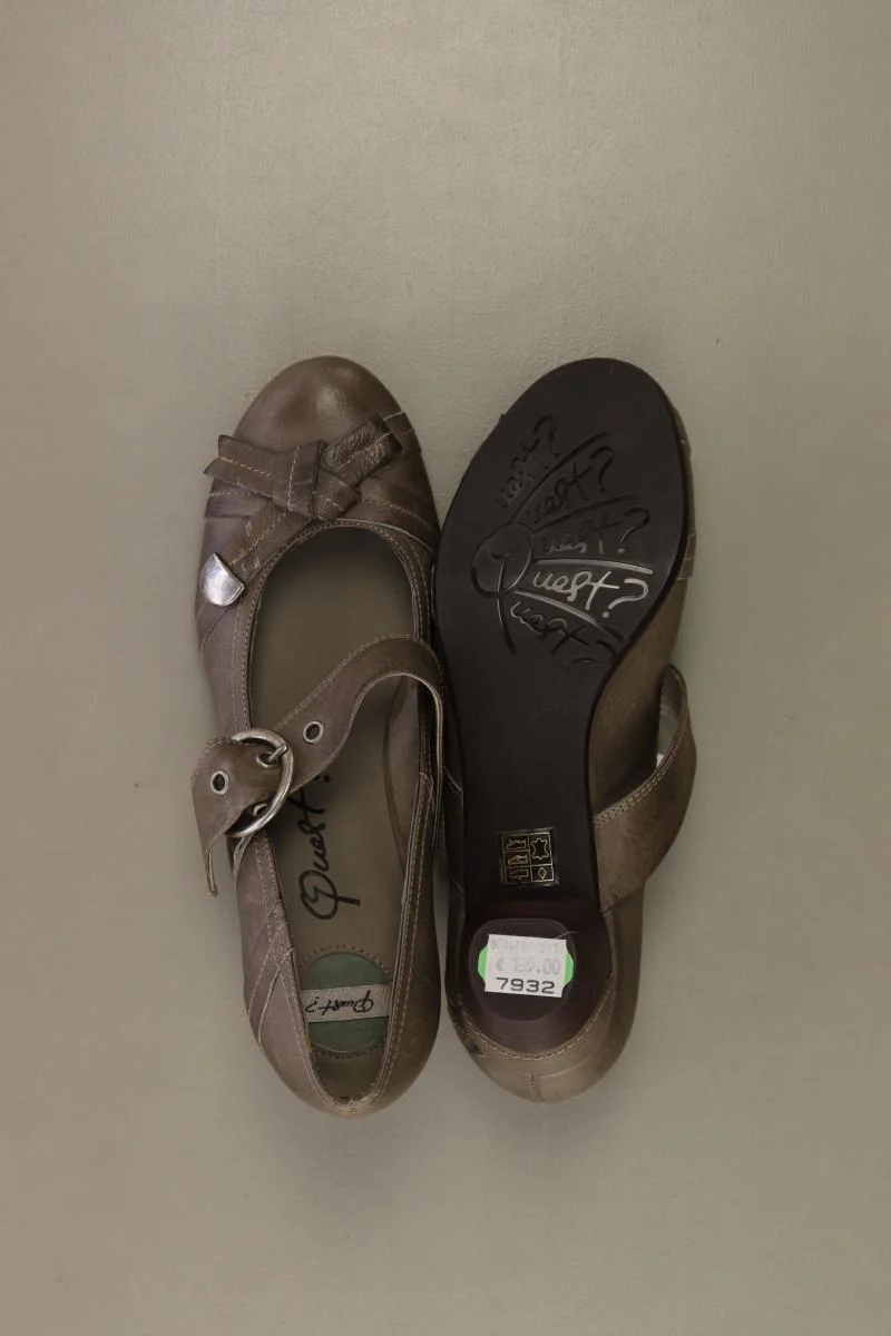 QUEST? Pumps Gr. 40 neuwertig Neupreis: 135,0€! grau aus Leder - Image 4