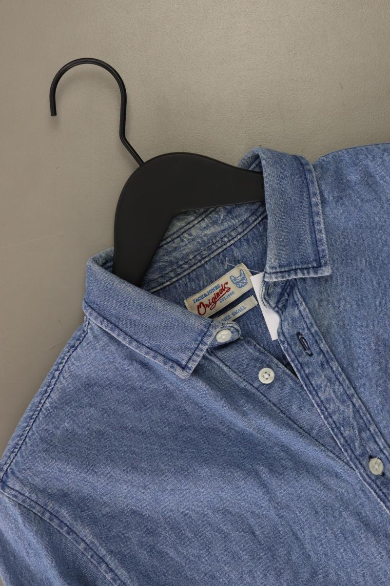 Jack & Jones Jeanshemd für Herren Gr. S Langarm blau aus Baumwolle - Image 3