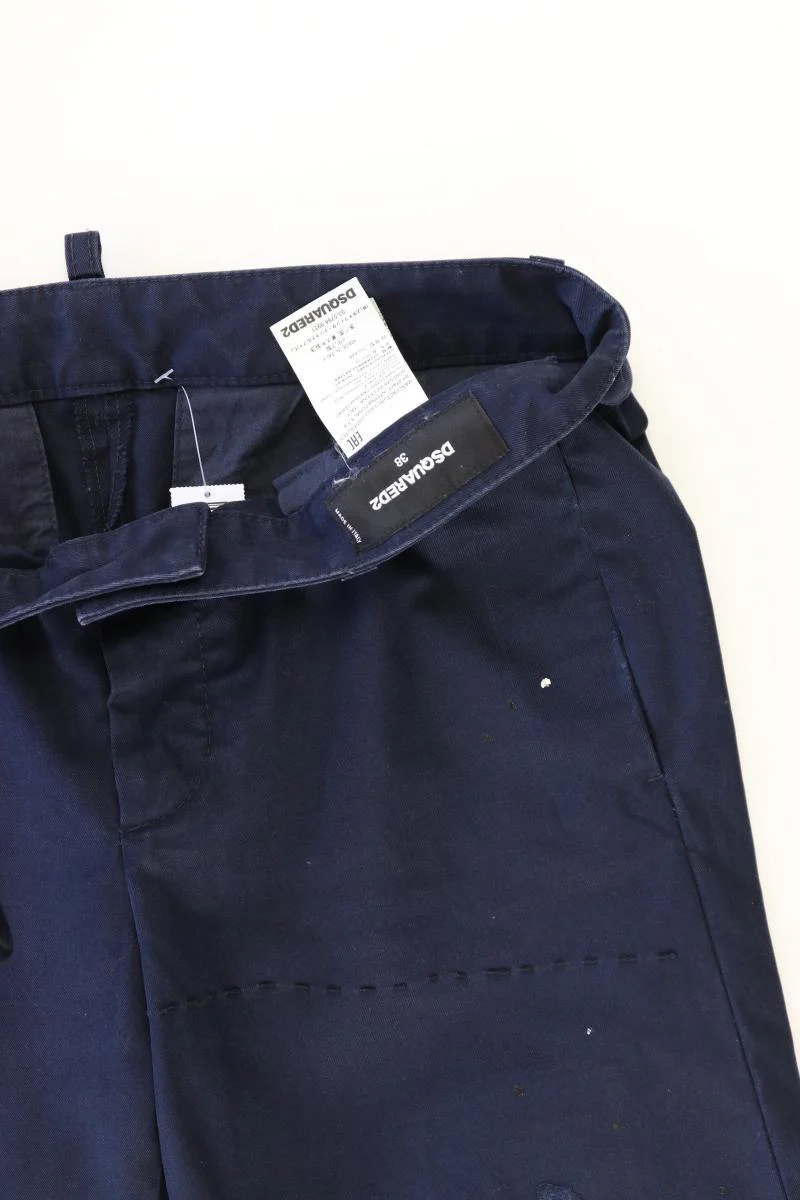 Dsquared2 Hose Gr. 38 blau aus Baumwolle - Image 3