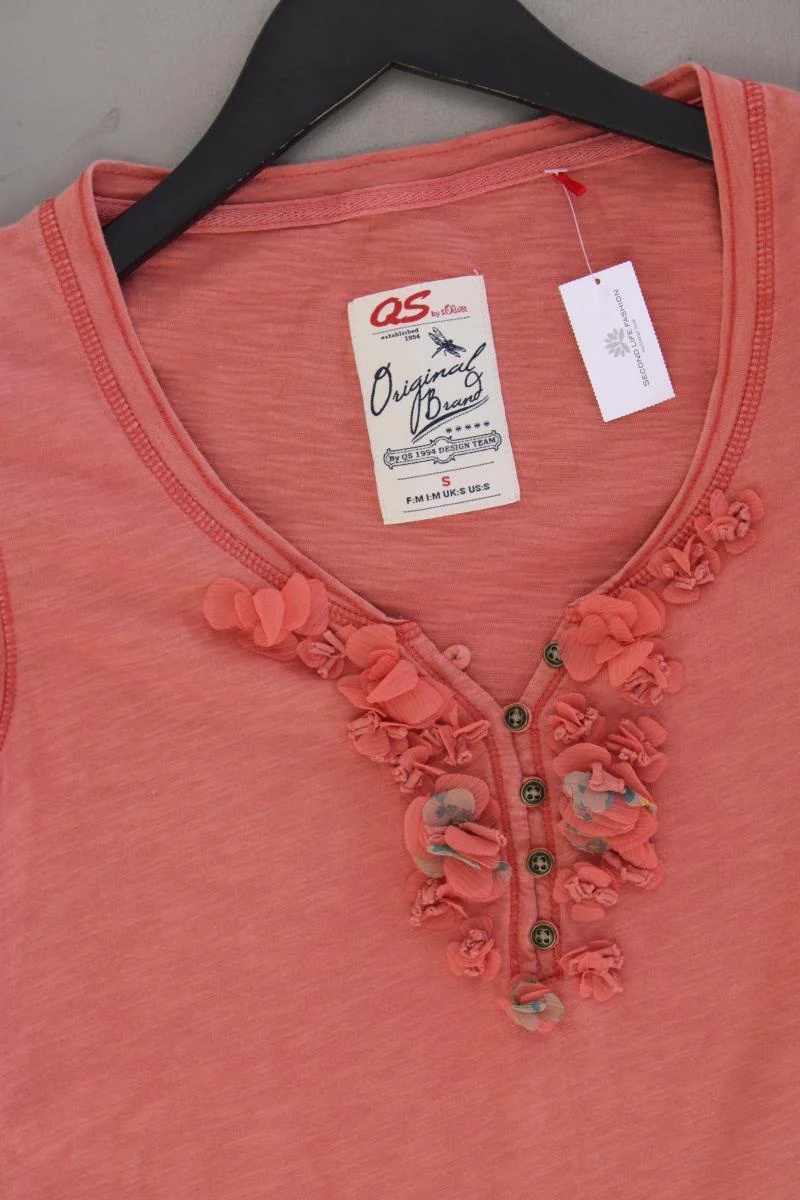 QS by s.Oliver T-Shirt Gr. S Kurzarm orange - Image 2