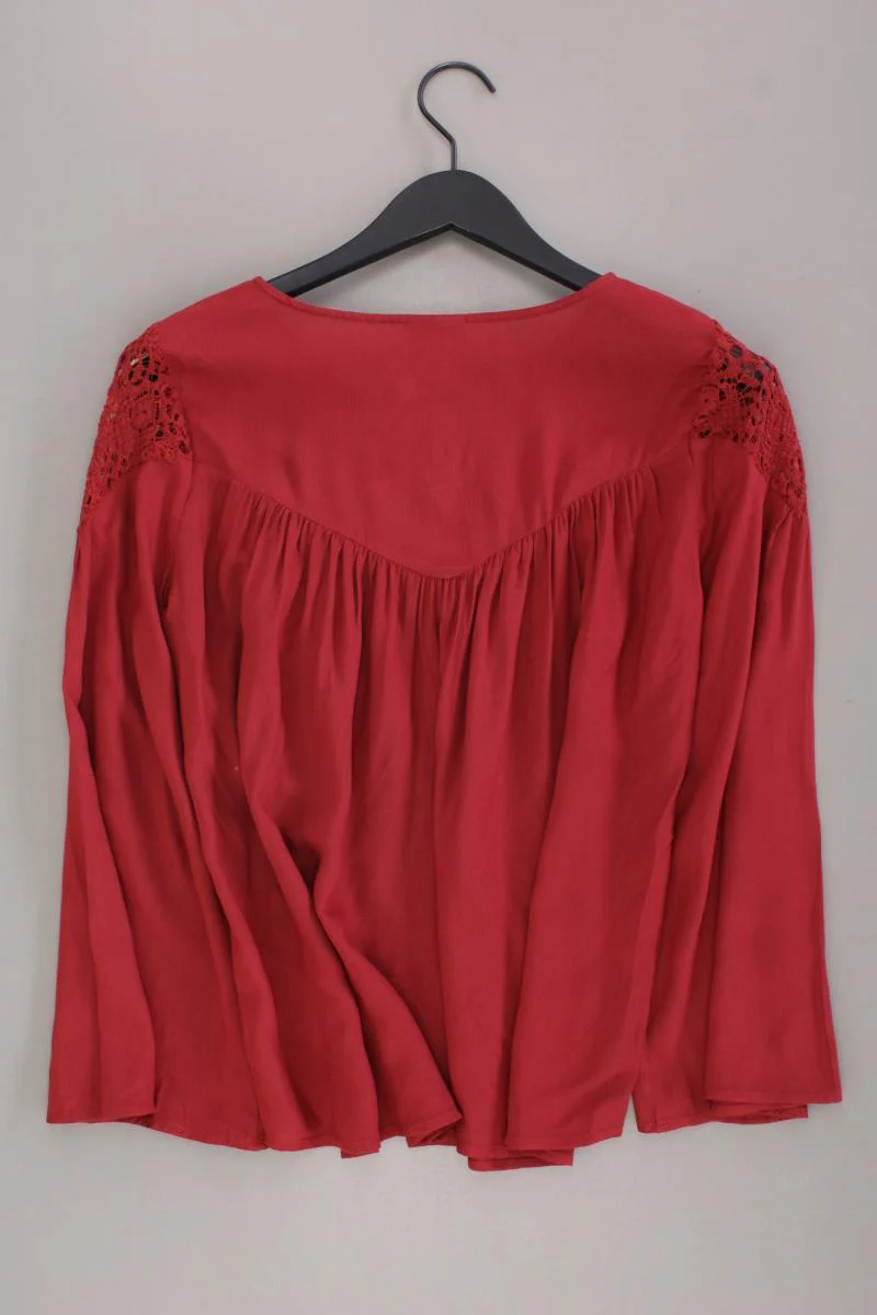 Vero Moda Oversize-Bluse Gr. S 3/4 Ärmel rot aus Viskose - Image 3