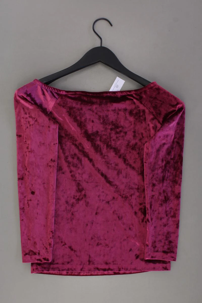 NA-KD Off Shoulder Velvet Top Gr. XS neu mit Etikett 3/4 Ärmel lila - Image 3